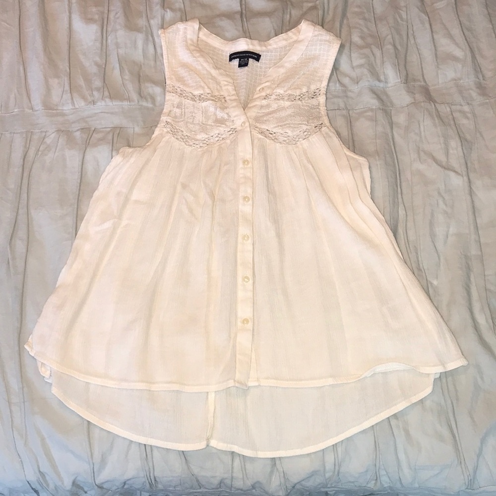 American eagle cream tank